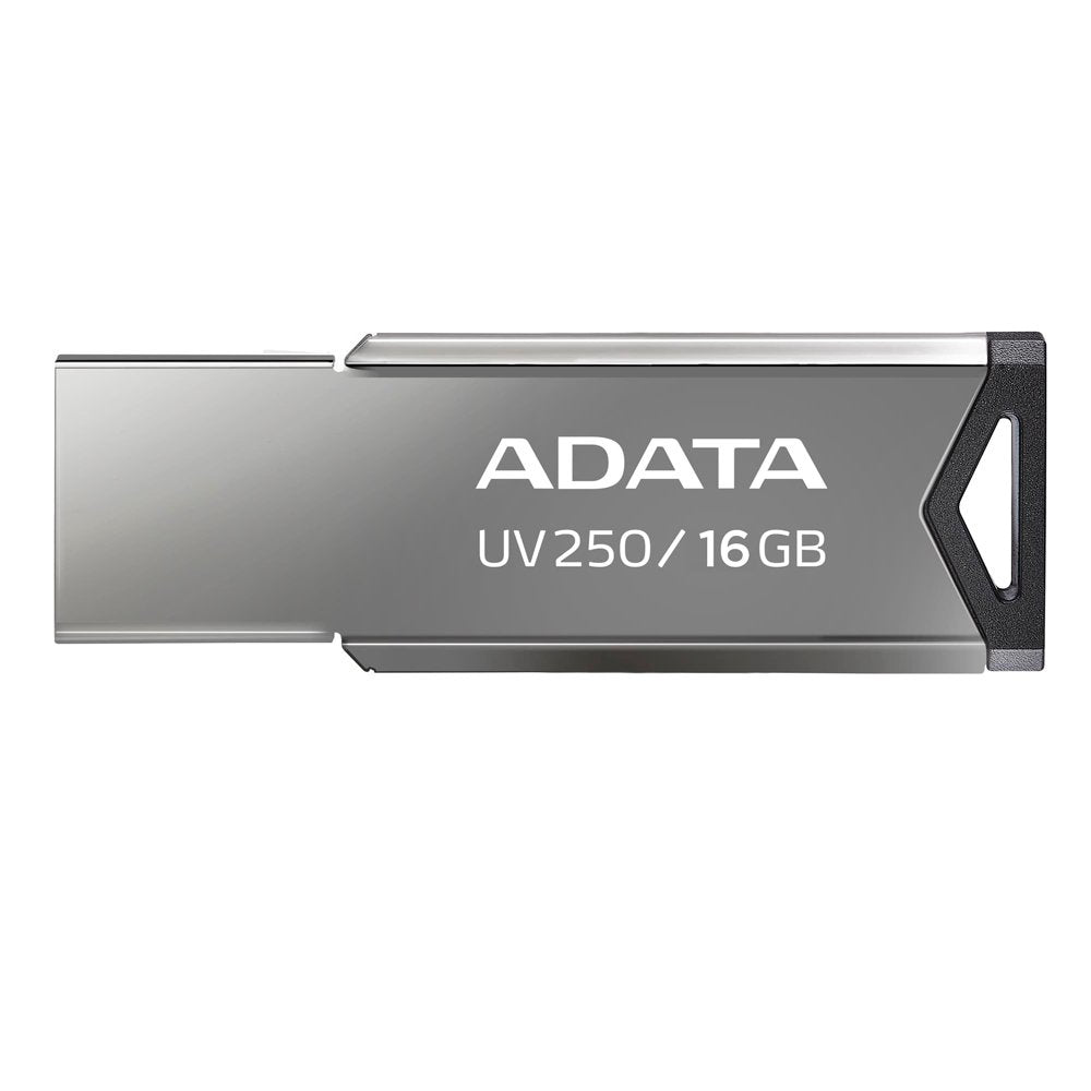 Memoria USB 2.0 ADATA AUV250-16G-RBK - Plata, 16 GB, USB tipo A Memoria USB 2.0 ADATA AUV250-16G-RBK - Plata, 16 GB, USB tipo A